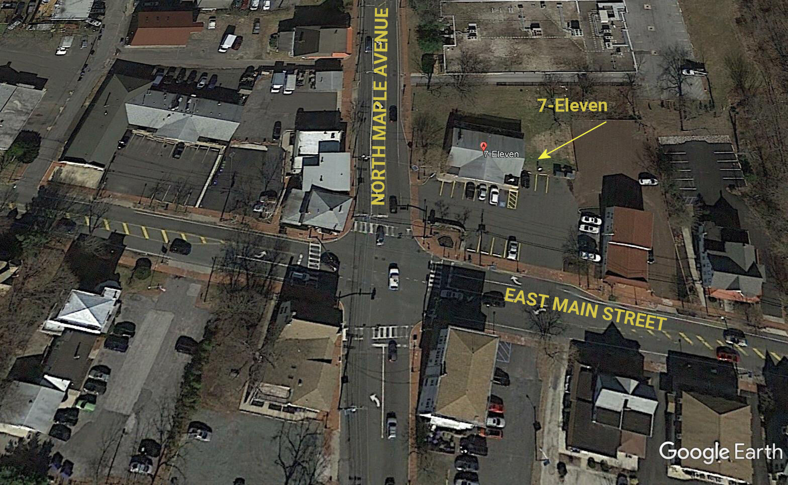 Marlton 7-Eleven Google Earth